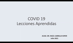 COVID-19 Lecciones