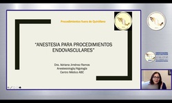 Anestesia para procedimientos endovasculares