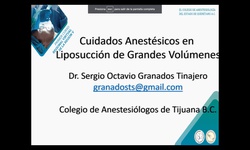Cuidados anestésicos en liposucción de grandes volúmenes