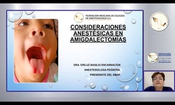 Consideraciones anestésicas en amigdalectomías