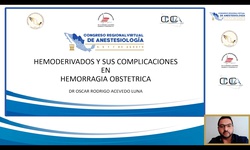 Módulo V: Hemorragia obstétrico - Hemoderivados y sus complicaciones