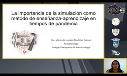 Módulo académico 1 - La importancia de la simulación como método de enseñanza aprendizaje en tiempos de pandemia